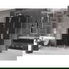 Mexen Velar L kabina prysznicowa rozsuwana 100 x 85 cm, grafit, biała - 871-100-085-43-20