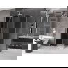 Mexen Velar L kabina prysznicowa rozsuwana 100 x 85 cm, grafit, biała - 871-100-085-43-20