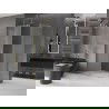 Mexen Velar L kabina prysznicowa rozsuwana 90 x 70 cm, szron, złota - 871-090-070-33-50