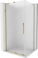 Mexen Velar L kabina prysznicowa rozsuwana 100 x 90 cm, szron, złota - 871-100-090-33-50