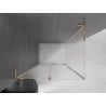 Mexen Velar L kabina prysznicowa rozsuwana 100 x 70 cm, szron, złota - 871-100-070-33-50