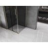 Mexen Velar L kabina prysznicowa rozsuwana 120 x 120 cm, grafit, złota - 871-120-120-43-50