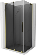 Mexen Velar L kabina prysznicowa rozsuwana 120 x 80 cm, grafit, złota - 871-120-080-43-50