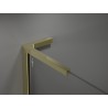 Mexen Velar L kabina prysznicowa rozsuwana 110 x 100 cm, grafit, złota - 871-110-100-43-50