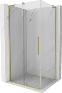 Mexen Velar L kabina prysznicowa rozsuwana 120 x 80 cm, transparent, złota szczotkowana - 871-120-080-03-55