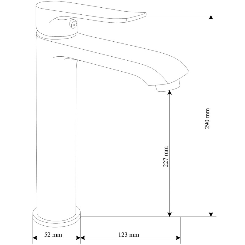 Mexen Pecos R05 zestaw wannowy, czarny - 72713R05-70