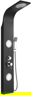 Mexen Gros panel prysznicowy, czarny - 7619-03-70