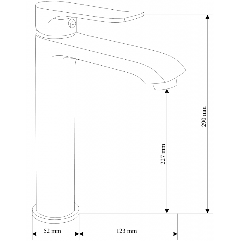 Mexen Pecos DS62 zestaw wannowy, czarny - 72713DS62-70