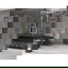 Mexen Velar L kabina prysznicowa rozsuwana 100 x 90 cm, szron, złota szczotkowana - 871-100-090-33-55