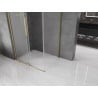 Mexen Velar L kabina prysznicowa rozsuwana 120 x 90 cm, szron, złota szczotkowana - 871-120-090-33-55