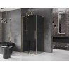 Mexen Velar L kabina prysznicowa rozsuwana 120 x 85 cm, grafit, złota szczotkowana - 871-120-085-43-55