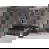 Mexen Velar L kabina prysznicowa rozsuwana 100 x 85 cm, transparent, różowe złoto - 871-100-085-03-60