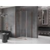 Mexen Velar L kabina prysznicowa rozsuwana 120 x 75 cm, transparent, różowe złoto - 871-120-075-03-60