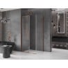 Mexen Velar L kabina prysznicowa rozsuwana 120 x 85 cm, transparent, różowe złoto - 871-120-085-03-60