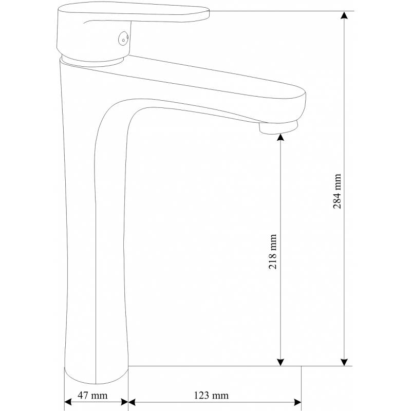 Mexen Kama DS05 zestaw wannowy, chrom - 72513DS05-00