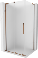 Mexen Velar L kabina prysznicowa rozsuwana 120 x 85 cm, szron, różowe złoto - 871-120-085-33-60