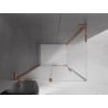 Mexen Velar L kabina prysznicowa rozsuwana 120 x 70 cm, szron, różowe złoto - 871-120-070-33-60