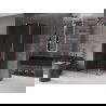 Mexen Velar L kabina prysznicowa rozsuwana 120 x 75 cm, grafit, różowe złoto - 871-120-075-43-60