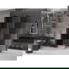 Mexen Velar L kabina prysznicowa rozsuwana 120 x 85 cm, grafit, różowe złoto - 871-120-085-43-60