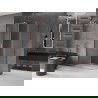 Mexen Velar L kabina prysznicowa rozsuwana 90 x 100 cm, transparent, miedź szczotkowana - 871-090-100-03-65