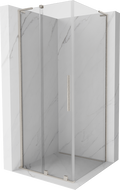 Mexen Velar L kabina prysznicowa rozsuwana 100 x 100 cm, transparent, nikiel szczotkowany - 871-100-100-03-97