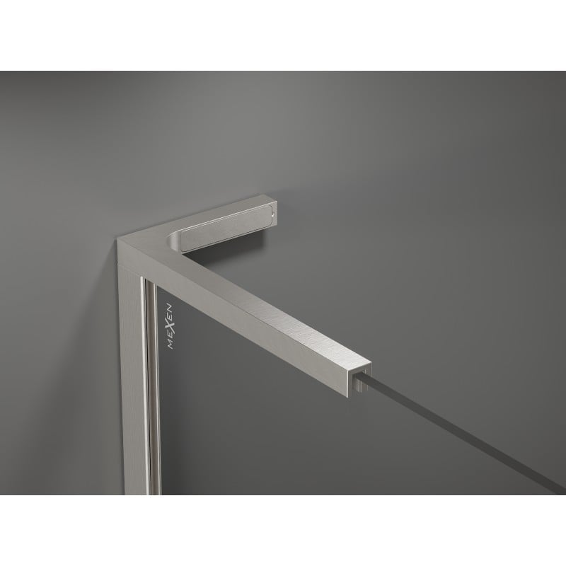 Mexen Velar L kabina prysznicowa rozsuwana 110 x 110 cm, transparent, nikiel szczotkowany - 871-110-110-03-97