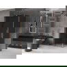 Mexen Velar L kabina prysznicowa rozsuwana 100 x 110 cm, grafit, miedź szczotkowana - 871-100-110-43-65