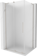 Mexen Velar L kabina prysznicowa rozsuwana 100 x 70 cm, szron, nikiel szczotkowany - 871-100-070-33-97