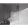 Mexen Velar L kabina prysznicowa rozsuwana 100 x 100 cm, transparent, gun metal - 871-100-100-03-95