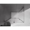 Mexen Velar L kabina prysznicowa rozsuwana 90 x 70 cm, transparent, gun metal - 871-090-070-03-95