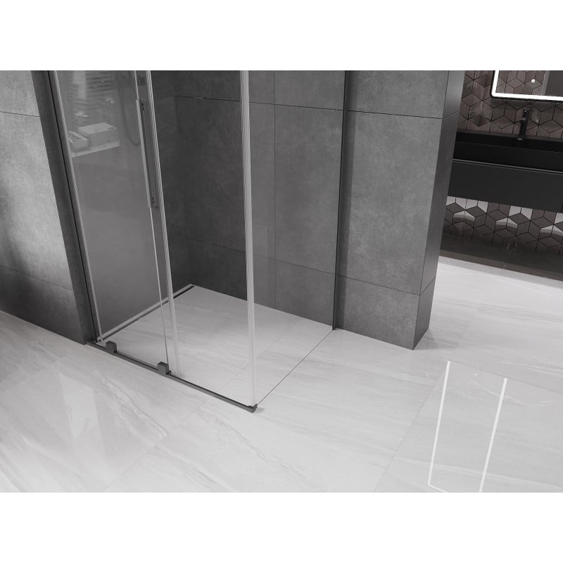 Mexen Velar L kabina prysznicowa rozsuwana 120 x 90 cm, transparent, gun metal - 871-120-090-03-95