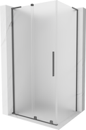 Mexen Velar L kabina prysznicowa rozsuwana 90 x 110 cm, szron, gun metal - 871-090-110-33-95