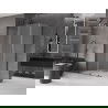 Mexen Velar L kabina prysznicowa rozsuwana 100 x 110 cm, szron, gun metal - 871-100-110-33-95