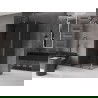 Mexen Velar L kabina prysznicowa rozsuwana 100 x 75 cm, grafit, gun metal - 871-100-075-43-95