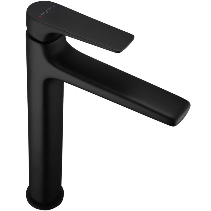 Mexen Lynx bateria umywalkowa wysoka, czarna - 745910-70