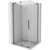 Mexen Velar L kabina prysznicowa rozsuwana 100 x 75 cm, transparent, gun gray szczotkowany - 871-100-075-03-66
