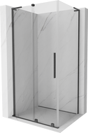 Mexen Velar L kabina prysznicowa rozsuwana 100 x 80 cm, transparent, gun gray szczotkowany - 871-100-080-03-66