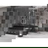 Mexen Velar L kabina prysznicowa rozsuwana 100 x 75 cm, transparent, gun gray szczotkowany - 871-100-075-03-66