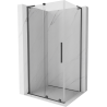 Mexen Velar L kabina prysznicowa rozsuwana 100 x 85 cm, transparent, gun gray szczotkowany - 871-100-085-03-66