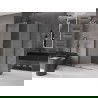 Mexen Velar L kabina prysznicowa rozsuwana 90 x 70 cm, szron, gun gray szczotkowany - 871-090-070-33-66
