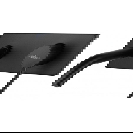 Mexen Alma bateria umywalkowa podtynkowa, czarna - 75115-70