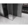 Mexen Velar L kabina prysznicowa rozsuwana 90 x 75 cm, grafit, gun gray szczotkowany - 871-090-075-43-66