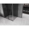 Mexen Velar L kabina prysznicowa rozsuwana 100 x 70 cm, grafit, gun gray szczotkowany - 871-100-070-43-66