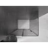 Mexen Velar L kabina prysznicowa rozsuwana 100 x 70 cm, grafit, gun gray szczotkowany - 871-100-070-43-66