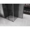 Mexen Velar L kabina prysznicowa rozsuwana 110 x 90 cm, grafit, gun gray szczotkowany - 871-110-090-43-66