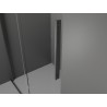 Mexen Velar L kabina prysznicowa rozsuwana 110 x 90 cm, grafit, gun gray szczotkowany - 871-110-090-43-66