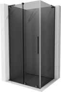 Mexen Velar L kabina prysznicowa rozsuwana 120 x 80 cm, grafit, gun gray szczotkowany - 871-120-080-43-66