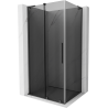 Mexen Velar L kabina prysznicowa rozsuwana 120 x 85 cm, grafit, gun gray szczotkowany - 871-120-085-43-66