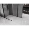 Mexen Velar L kabina prysznicowa rozsuwana 120 x 110 cm, transparent, czarna- 871-120-110-03-70
