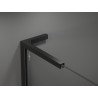 Mexen Velar L kabina prysznicowa rozsuwana 120 x 110 cm, transparent, czarna- 871-120-110-03-70